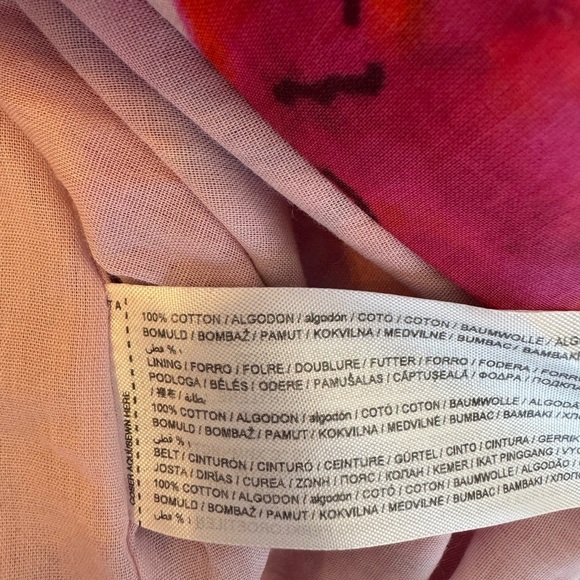 Mango Pink Patterned Jumpsuit - Small - Picture 6 of 9